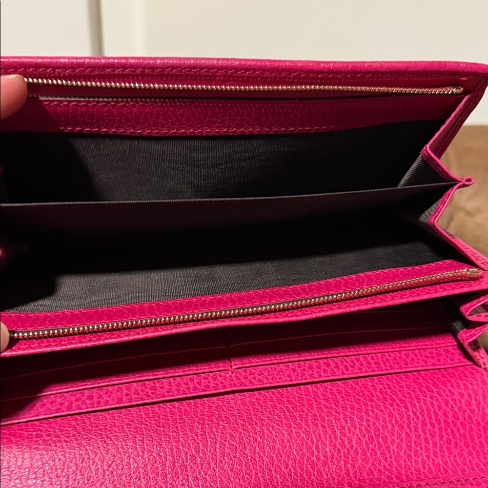 Gucci Pink Leather Wallet - Picture 6 of 8